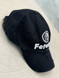 Image 4 of Black/white Feteran vintage dad hat 
