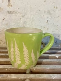 Image 2 of Fern Mug - Lime green