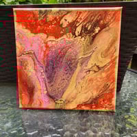 Image 1 of Tulips Ablaze 8x8"