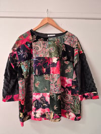 Image 1 of Kylie Jane Swing top- Luxe velvet patch 