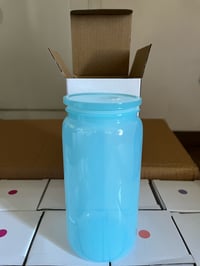 Image 2 of 16oz Macaroon Plastic Can 