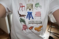 Image 3 of begin again- vintage chairs shirt ( taylor swift ) 