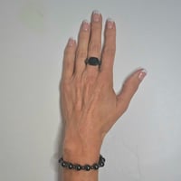 Image 3 of The Black and White Magnetic Ring Collection