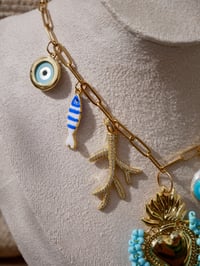 Image 3 of Santorini Charm Necklace