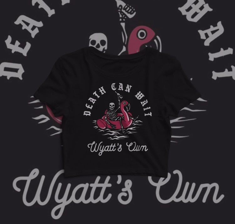 Image of Death Can Wait (Flowy crop top)