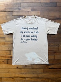 70s Having abandoned my search for truth Sz M 