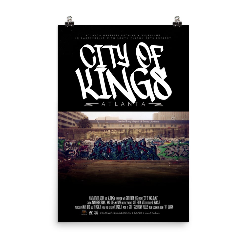 Image of "City Of Kings: Atlanta" Official Poster - "The United Kings" Tribute