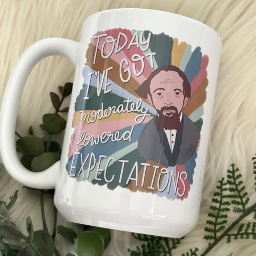 Image of Dickens Lowered Expectations Mug // 15 oz.