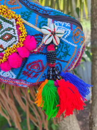 Image 3 of Boho bum bag/ cross body blues 