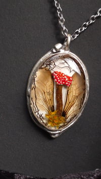 Image 2 of Mushroom fairy necklace