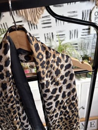 Image 2 of Leopard large head scarf 