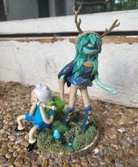 Image 1 of Huntress Wizard & Finn Polymer Clay Sculpture 
