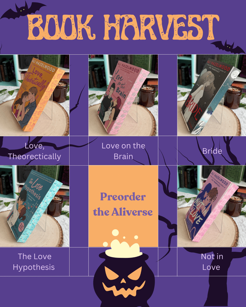 Image of Book Harvest Preorders (click to see all books available for order)