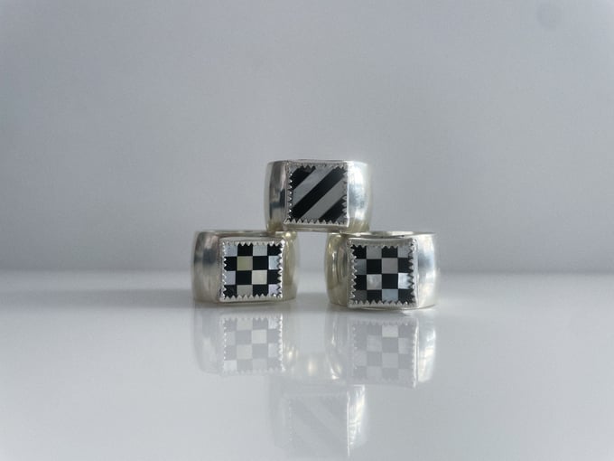 Image of Square Bubba Ring