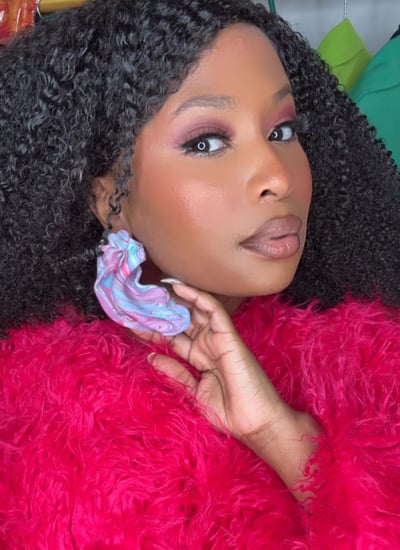 Image of Engulfed in agape (custom clay earrings) valentines edition 