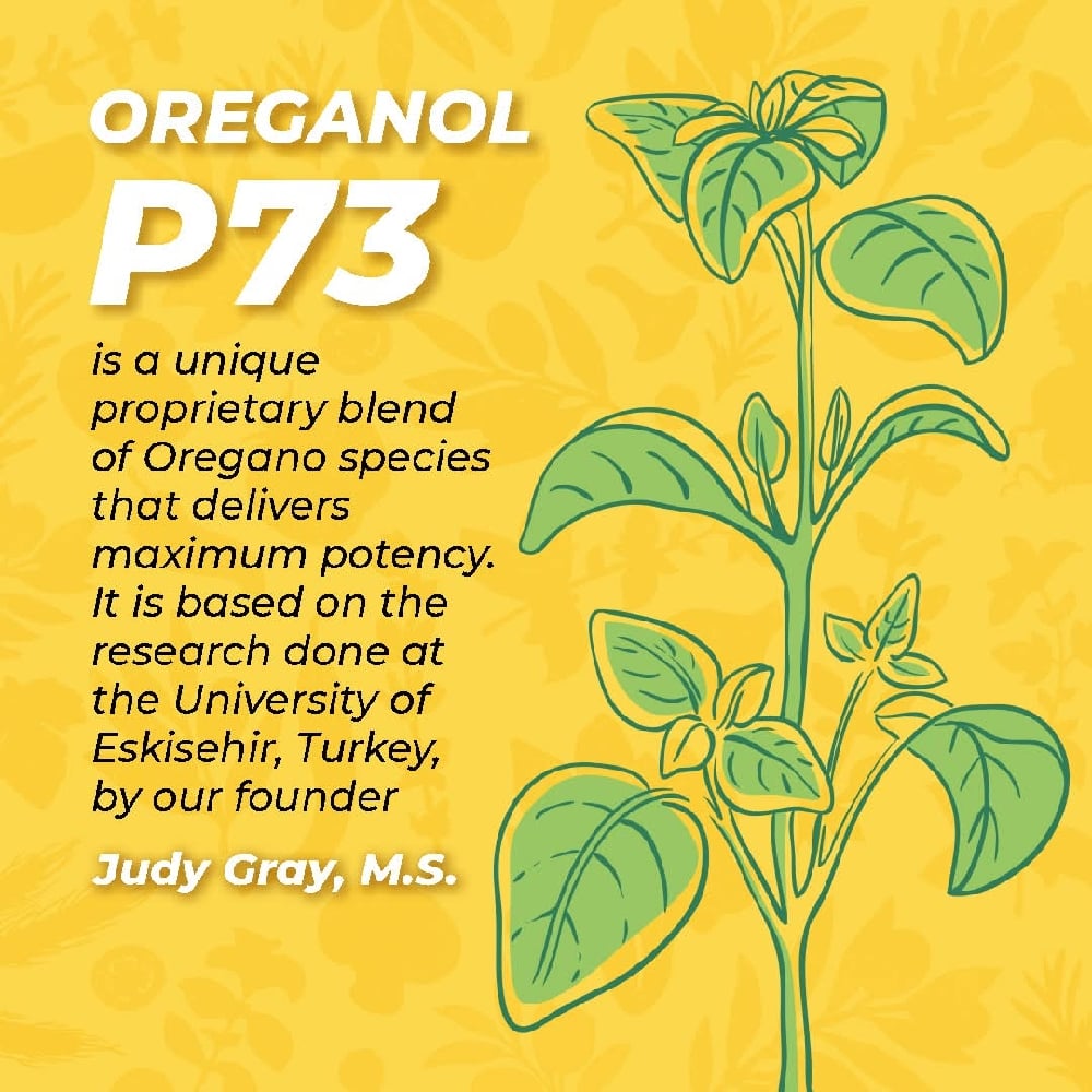 North American Herb & Spice Wild Mediterranean Oregano Oils w/P73. (73%-84% Carvacrol). Herpes.