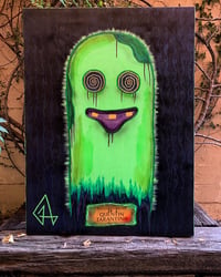 Image 2 of Monkey See No Evil Signed Art Print 8.5x11" or Original Painting 36x48"