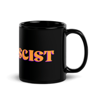 Image 2 of ANTIFASCIST Mug in Black