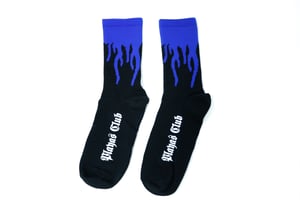 Image of Blue flame socks