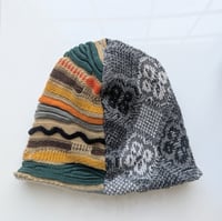 Image 4 of Upcycled Reversible Beanie Cotton Blend 18