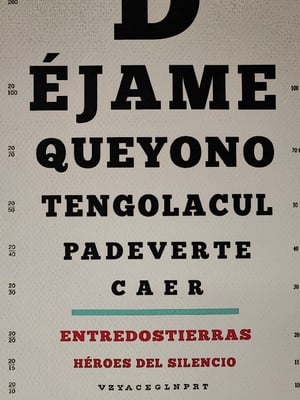 Image of Agudeza visual. Héroes del Silencio.