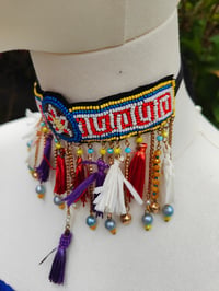 Image 4 of Festie choker - tassles