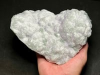 Image 2 of Green & Purple Cubic Fluorite With Druzy White Quartz Specimen #2400