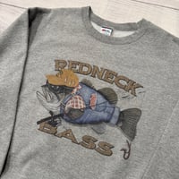Image 2 of Vintage Redneck Bass Crewneck - L