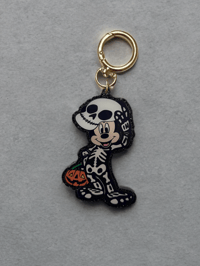 Skeleton Mickey | Deluxe bag charm