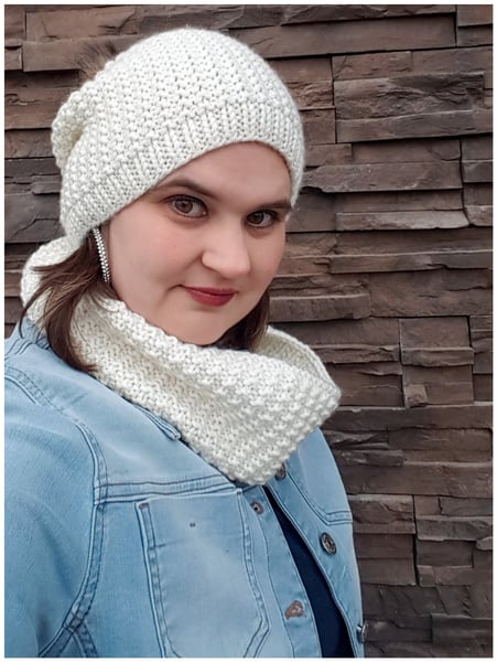 Image of Snowprints Winter Accessory Set Knitting Pattern 