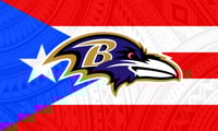 Ravens Flag Puerto Rican 