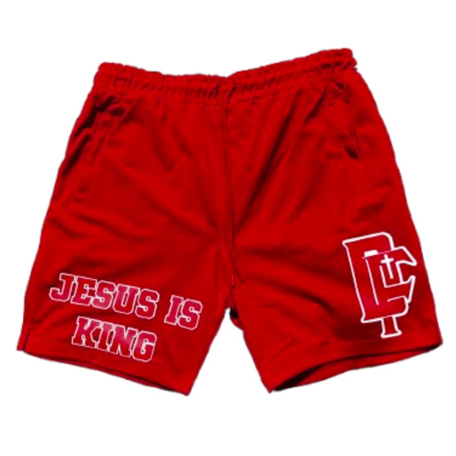 Image of Dignified Mesh Shorts (Cherry) 