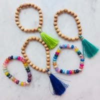 SANDALWOOD TASSLE bracelets