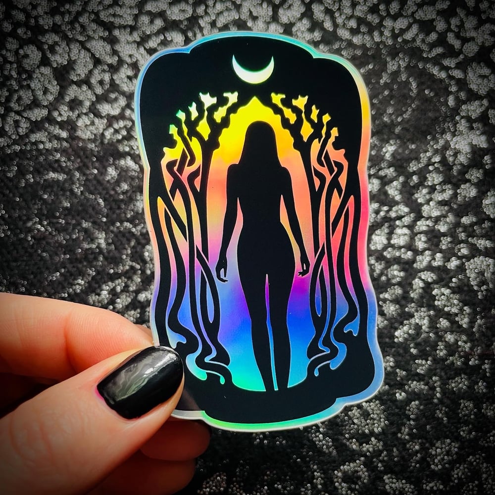 Show Me the Door holographic stickers