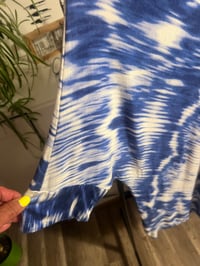 Image 2 of blue and white zipper back tunic 