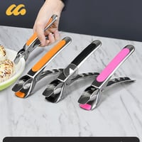 Image 1 of Kitchen Anti Scald Plate Bowl Dish Pot Holder Holder Stainless Steel Clamp Anti-hot Clip Lifter Kitc