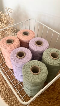 Image 5 of Twisted cotton macramé string 3mm 100m, 100% Cotton Cord