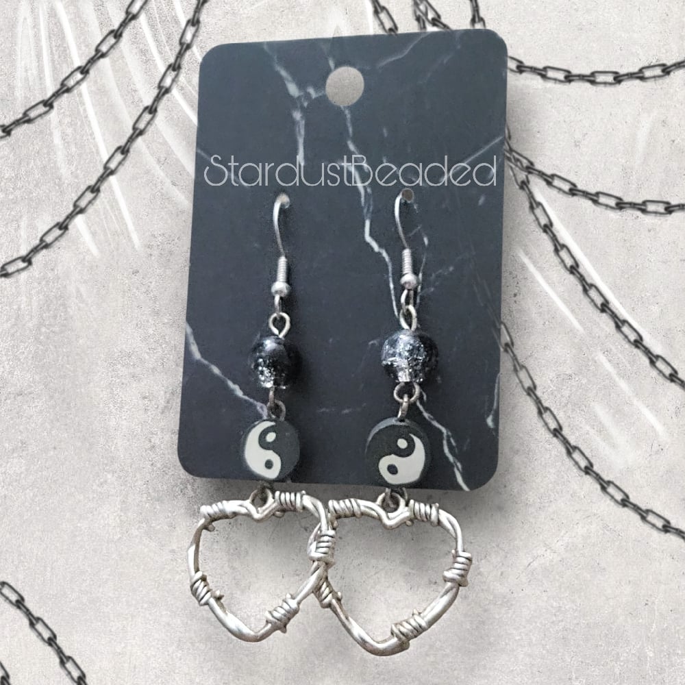 Image of Silver Abyss Earrings