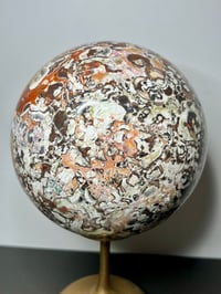 Image 4 of Large Money Agate Sphere Statement Piece #2853