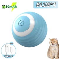 Image 12 of Smart Dog Toy Ball Electronic Interactive Pet Toy Ball USB Automatic Bouncing Rolling Toy Ball With 