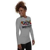 Image 1 of Women's Labor Day Gray Compression Shirt