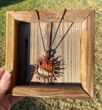 Polychrome Jasper & Mookaite Jasper Cactus Sun Pendant