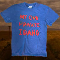 My Own Private Idaho T-Shirt From The Critic in OLD BLUE (hand dyed)