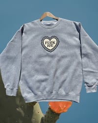 Image 2 of Fuck Ice- Gingham Scalloped Heart TOP