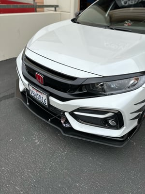 Image of 2016-2021 Honda Civic (10th Gen) "V2" front splitter