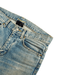 Image 3 of '15 Saint Laurent Hedi Slimane D03 Thrashed Denim - 29