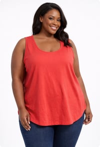 Image 1 of New 3X Drapers & Damon’s Sleeveless top #842*8