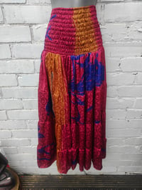 Image 3 of Zara Split Skirt- Red and Blue flashes