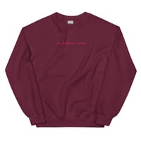 Image 8 of THE MCDREAMY CREWNECK - CURSIVE PINK