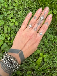 Image 1 of ✨Sterling silver star rings✨